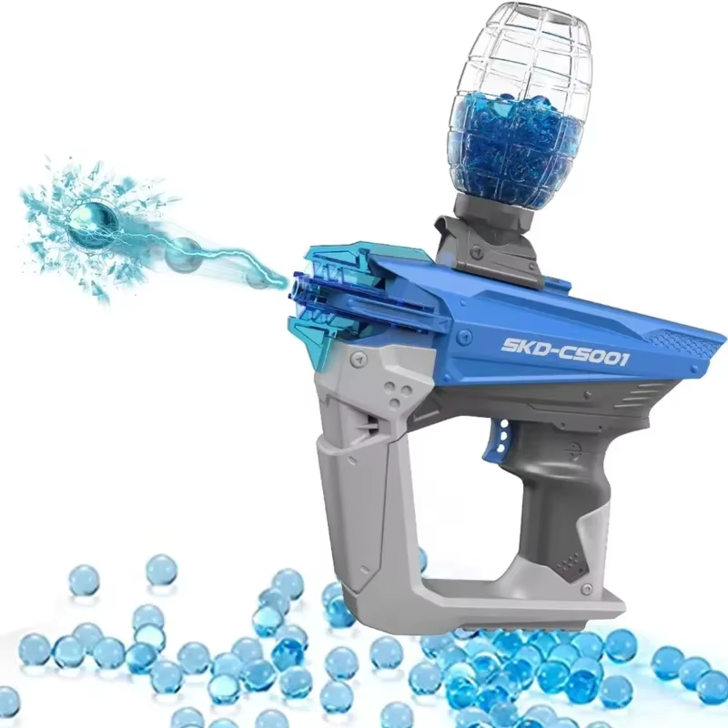 Arma de Brinquedo Lança Bolinha de Gel Orbeez SKD BLASTER - Azul