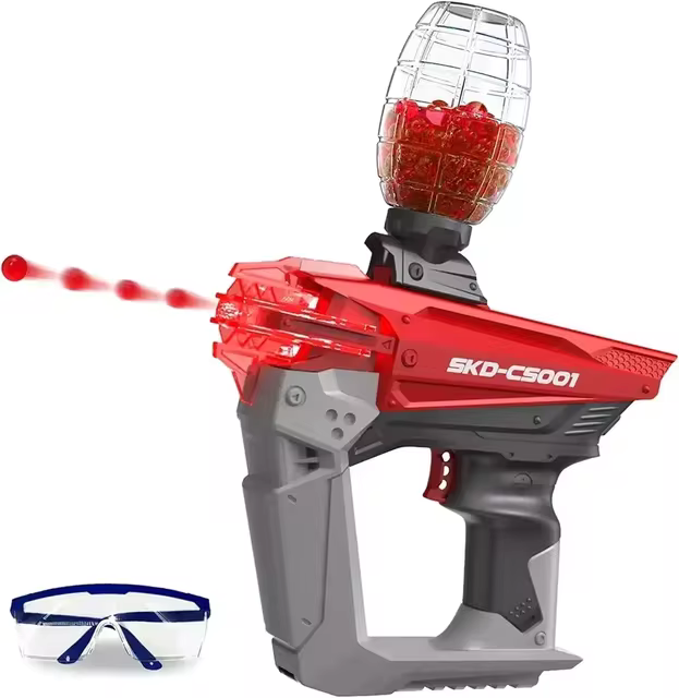 Arma de Brinquedo Lança Bolinha de Gel Orbeez SKD BLASTER - Vermelho