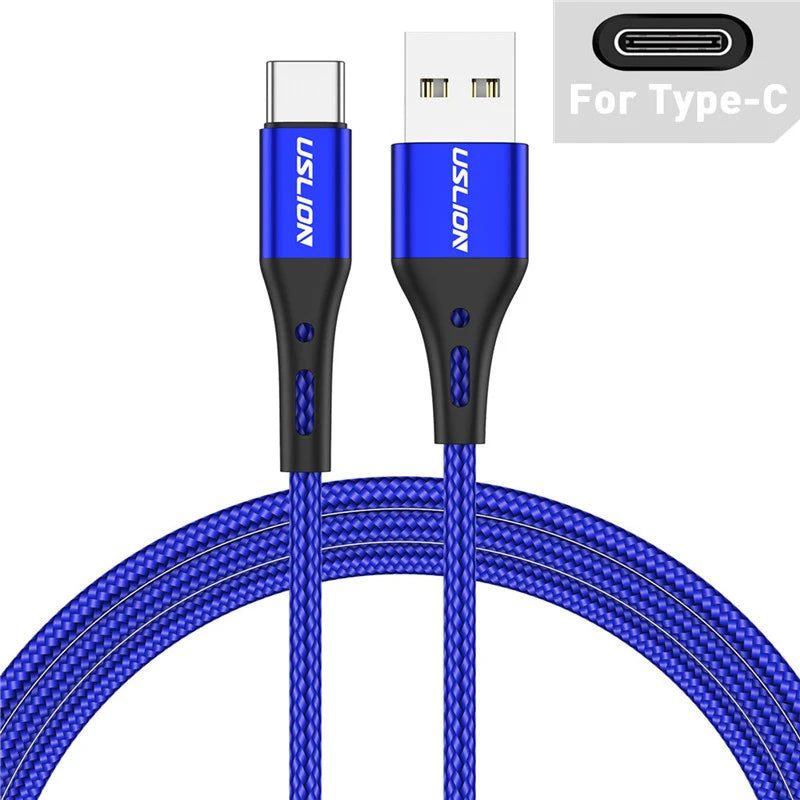 Cabo USB Tipo C Fio para Samsung S24 S23 Xiaomi Mi 14, Carregamento Rápido