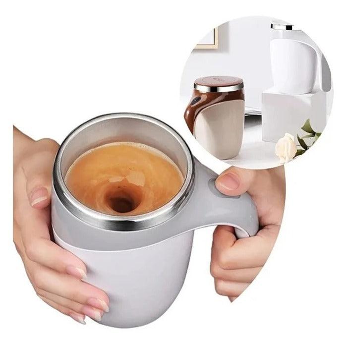 Caneca Térmica Copo Mixer Magnético Automático 380ml - Universo Interior